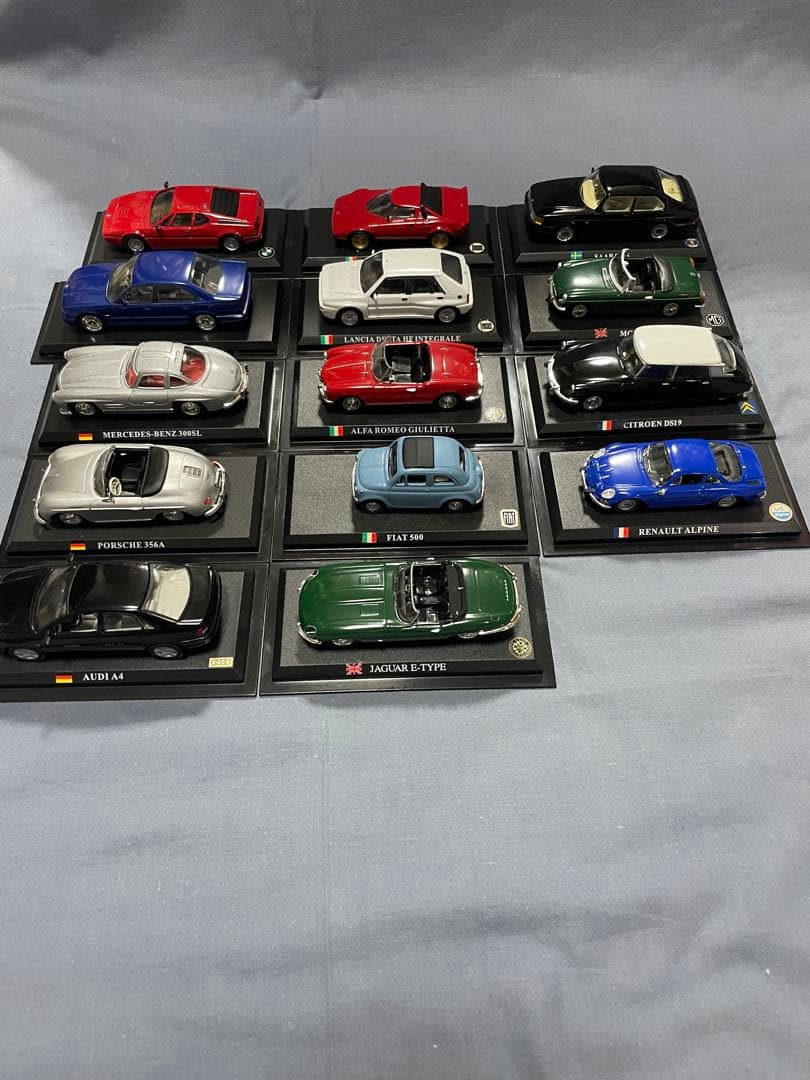 デルプラド カーコレクション 1/43スケール14台セット