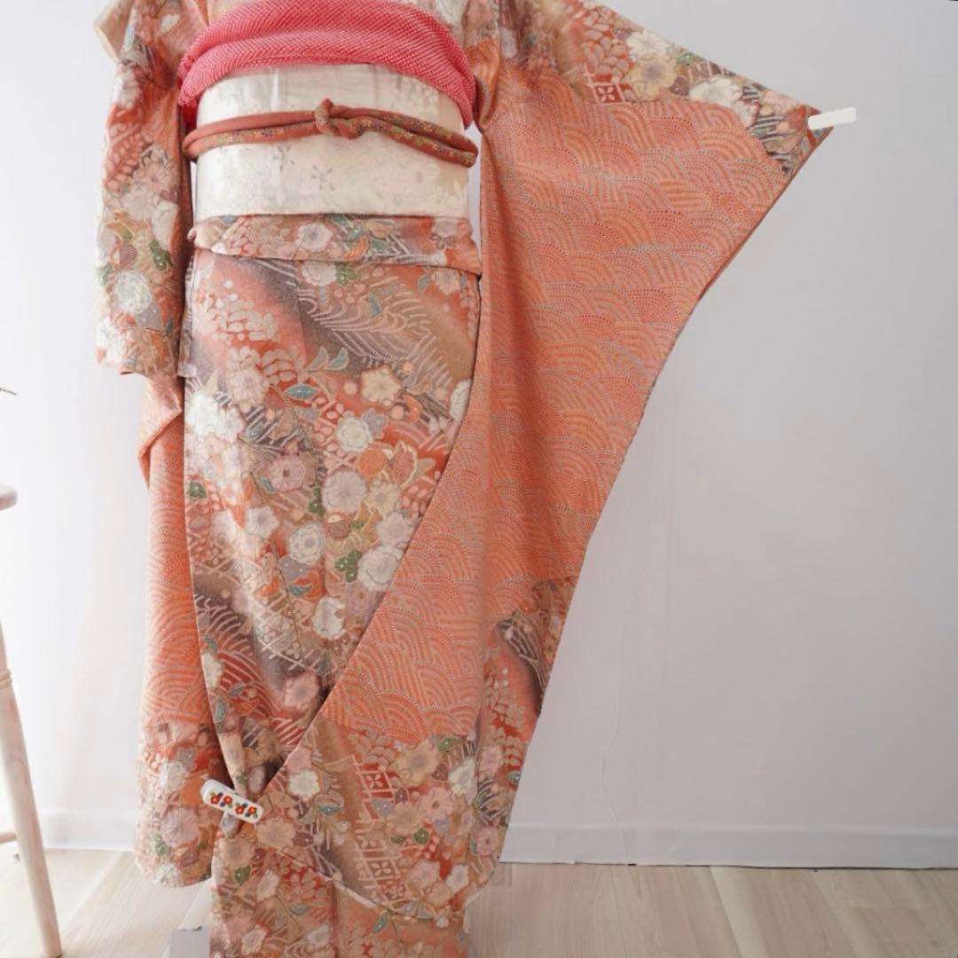 【semiさま専用】振袖　フルセット378　5点セット　正絹 すべて正絹