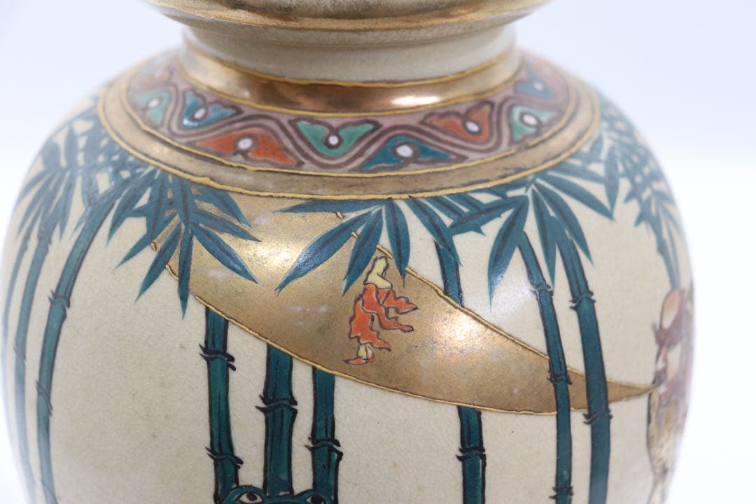 時代　薩摩焼　人物紋　送料込み250312