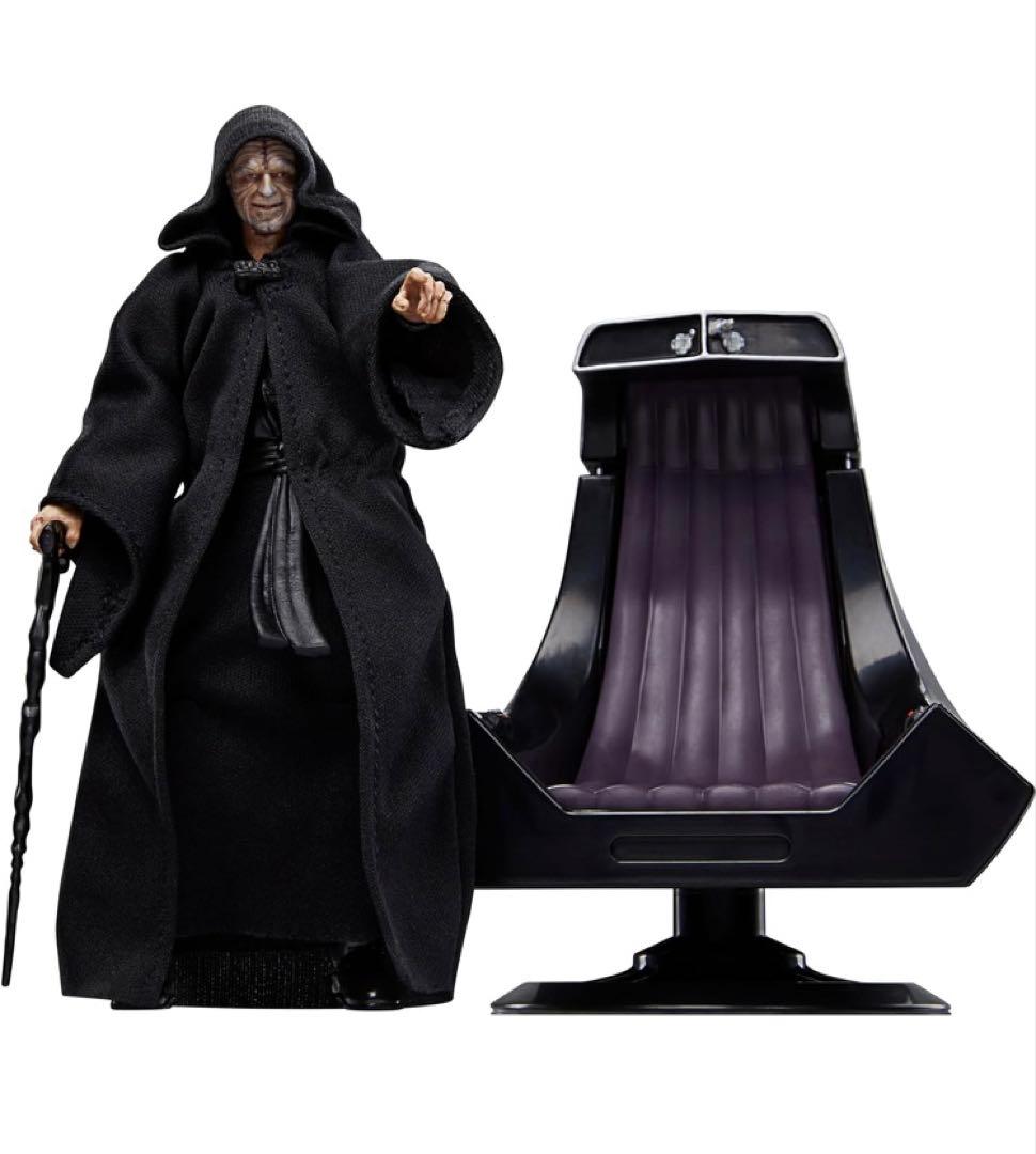 ハズブロ スター・ウォーズ ブラックシリーズ パルパティーン皇帝&玉座 未開封品