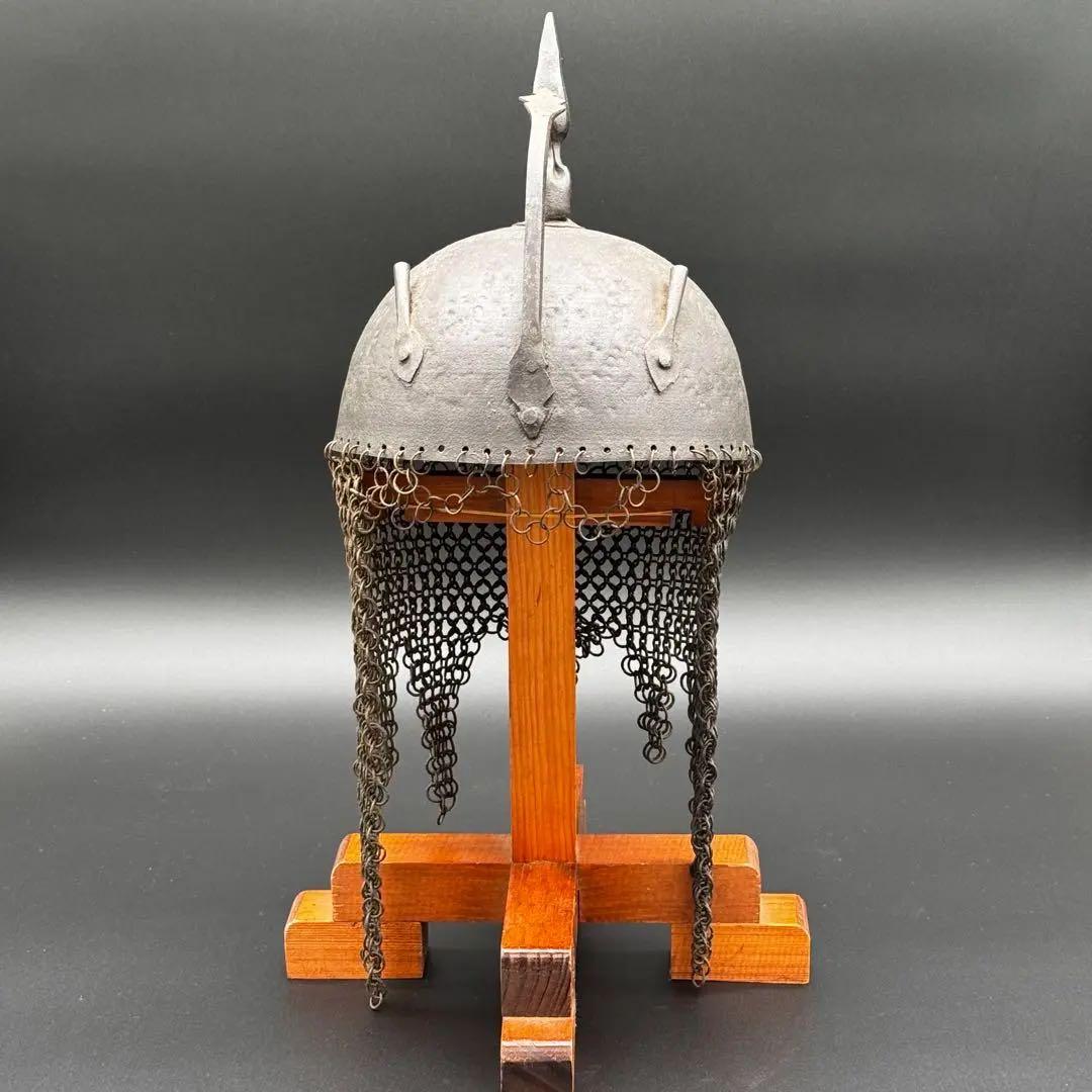 鉄兜　モンゴル　鎖帷子　時代物
