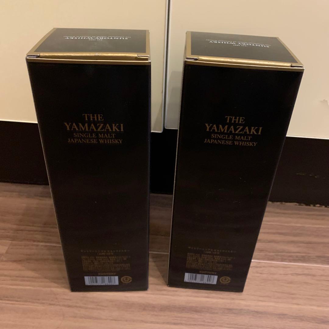 山崎 18年 シングルモルトウイスキー 750ml 空箱のみ 2個