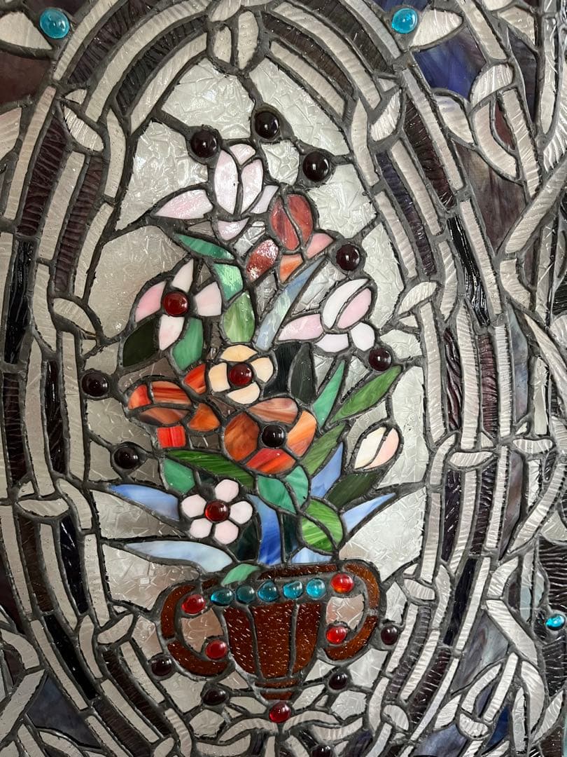 アンティーク　ステンドグラス