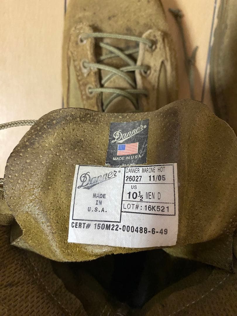 海兵隊　Danner ミリタリーブーツ ハイカット 28.5cm