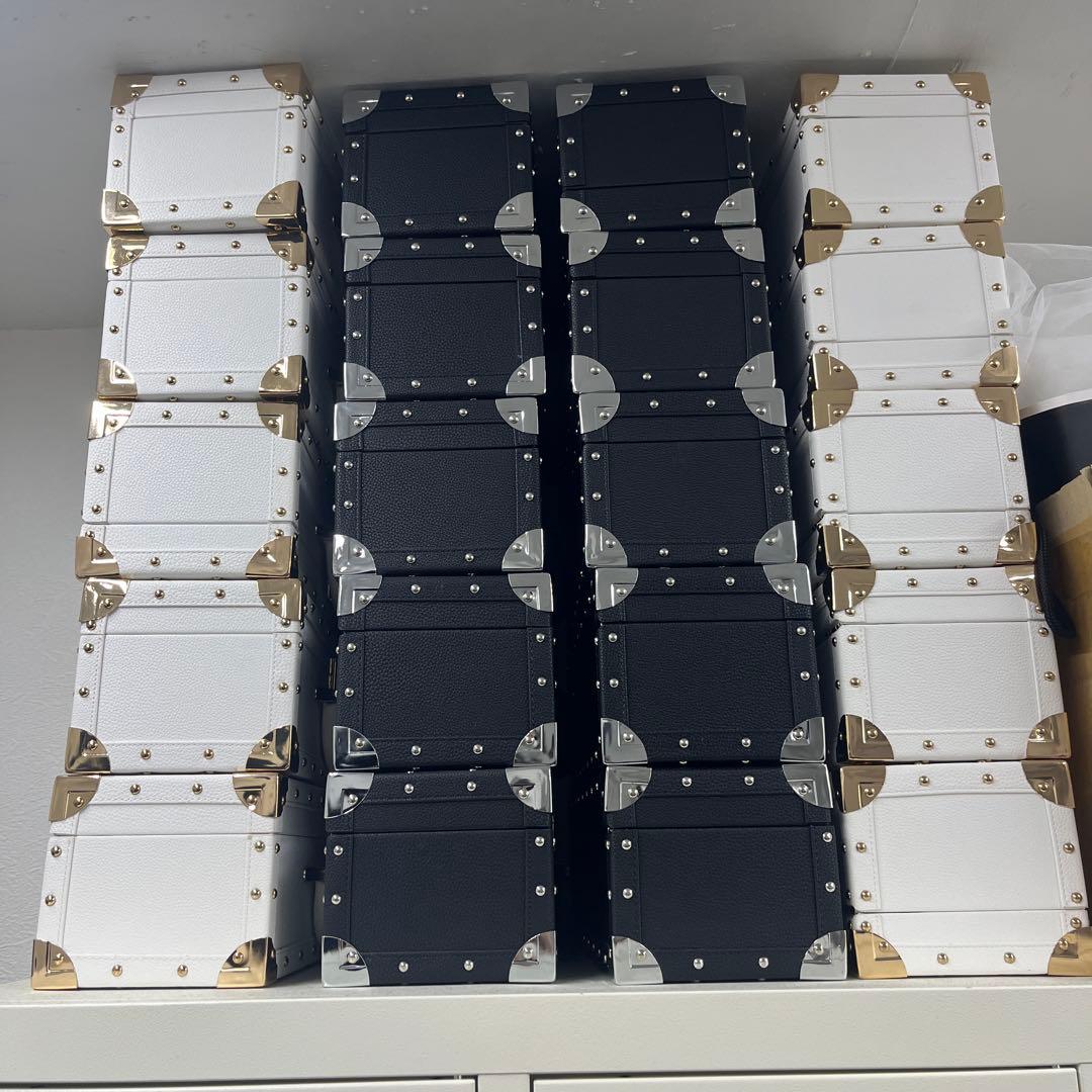 ANGEL Champagne レザー調ボックス 2色