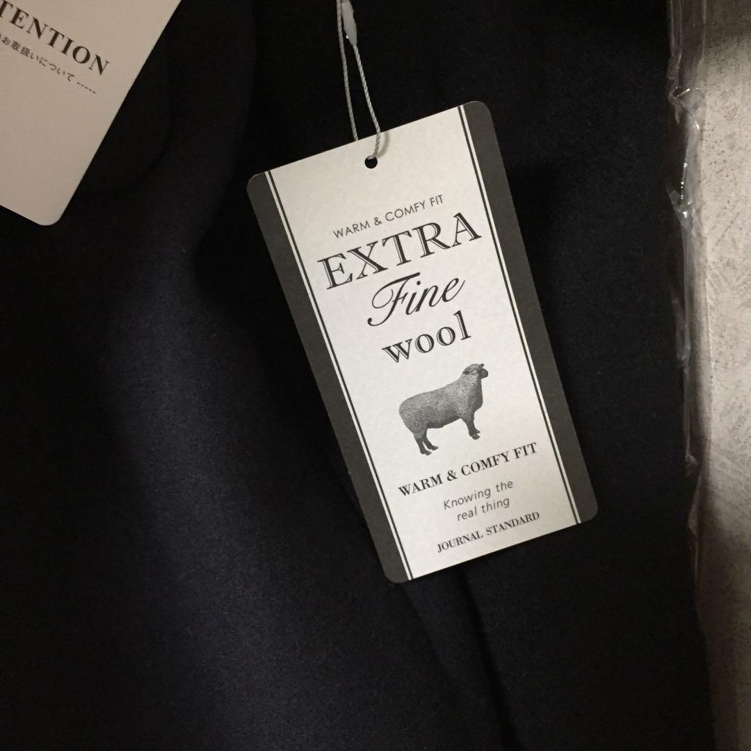 ジャーナルスタンダード SUPER WOOL *チェスターコート ウール 黒