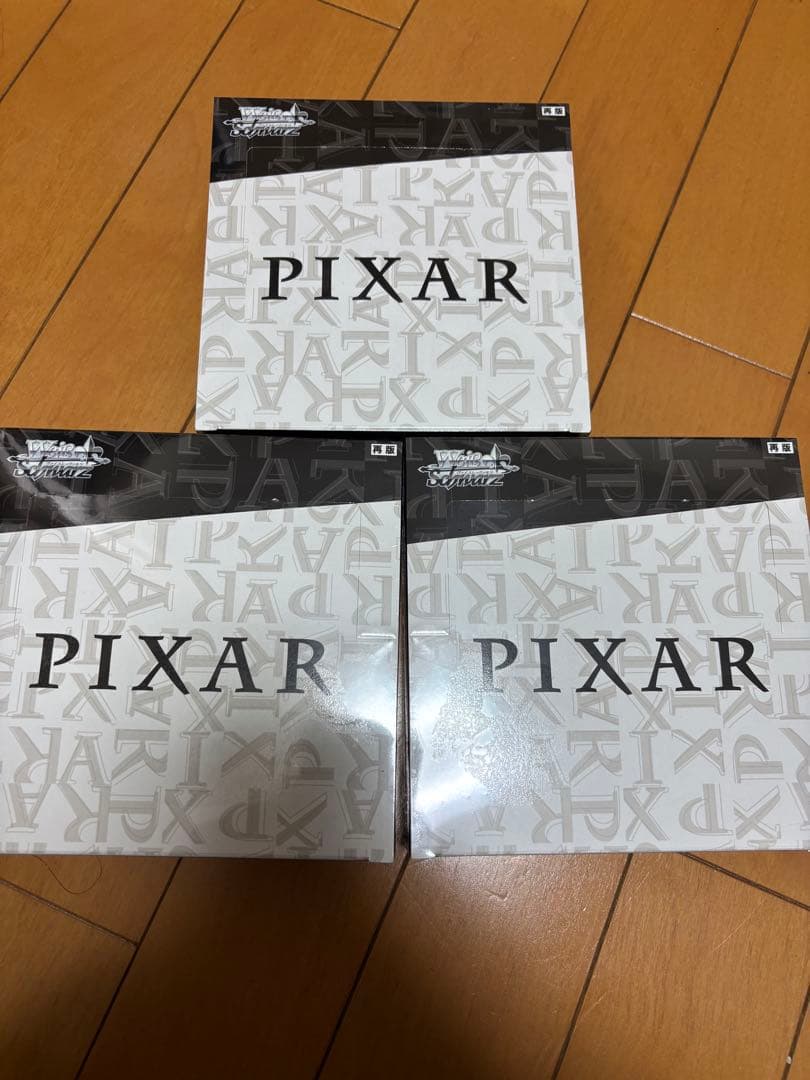 【新品未開封3BOX】ヴァイスシュヴァルツ PIXAR 新品未開封BOX