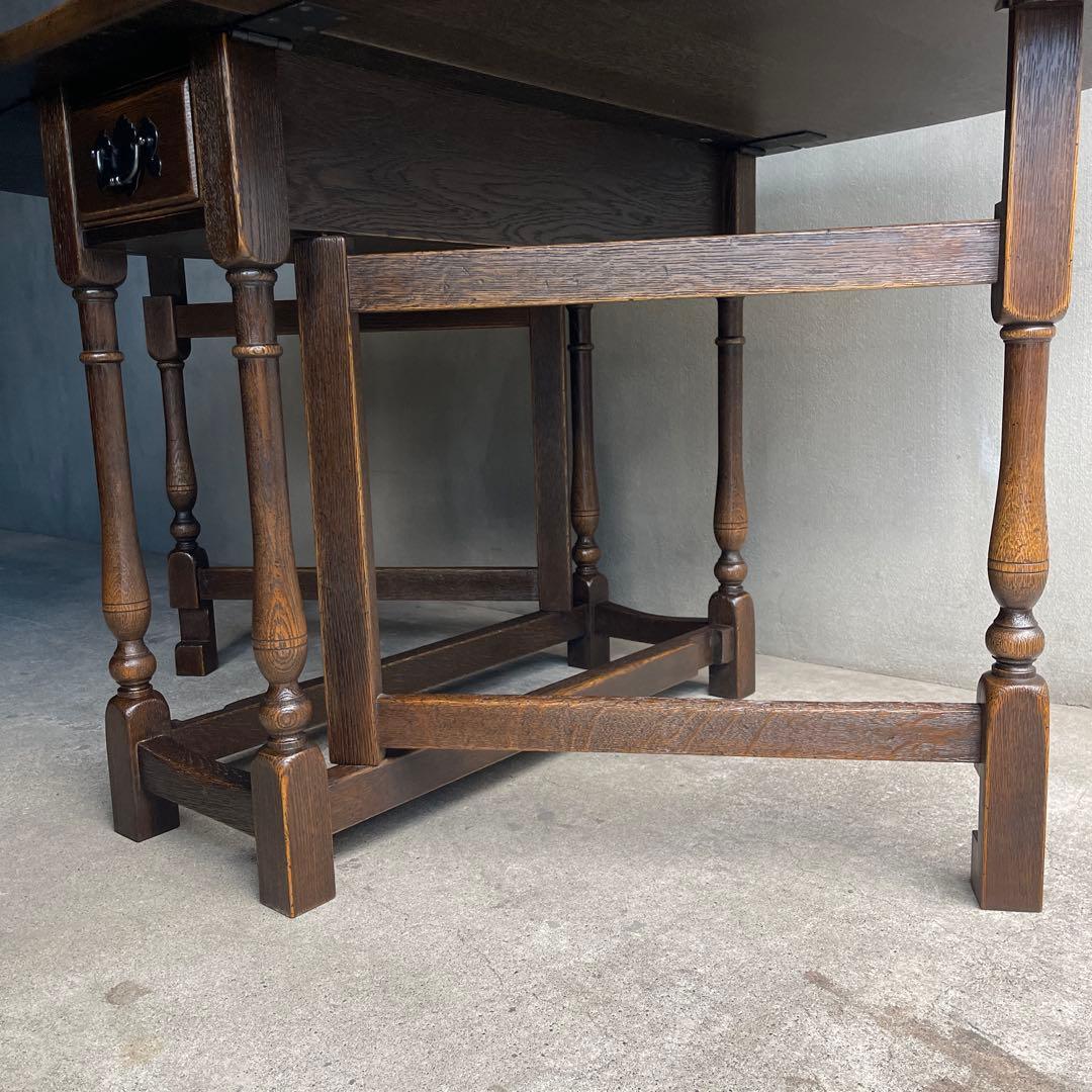 極美品 飛騨産業 PROVINCIAL プロヴィンシャル ゲートレッグテーブル