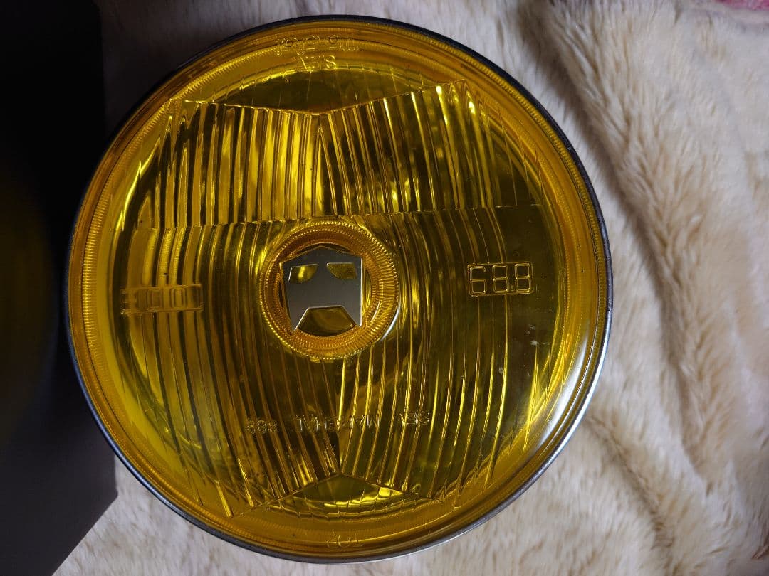 MARCHAL イエロー 丸型バイク用ライト