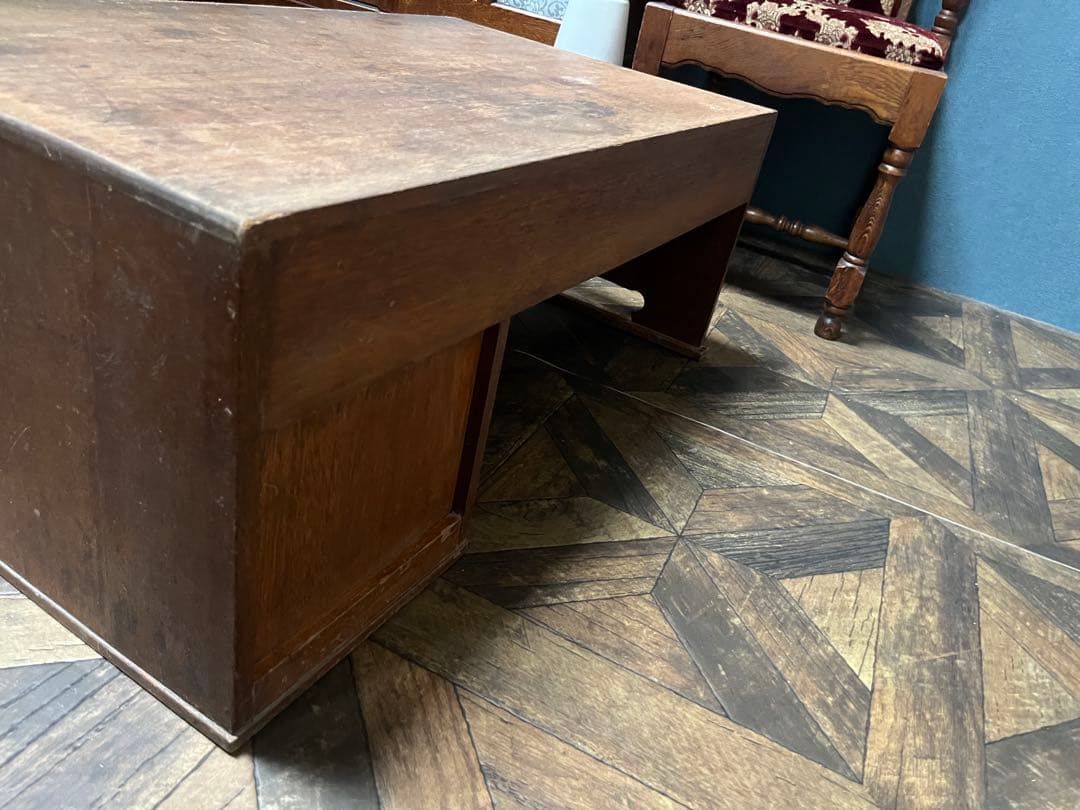 文机 昭和レトロ 当時物 インテリア アンティーク ビンテージ 勉強机