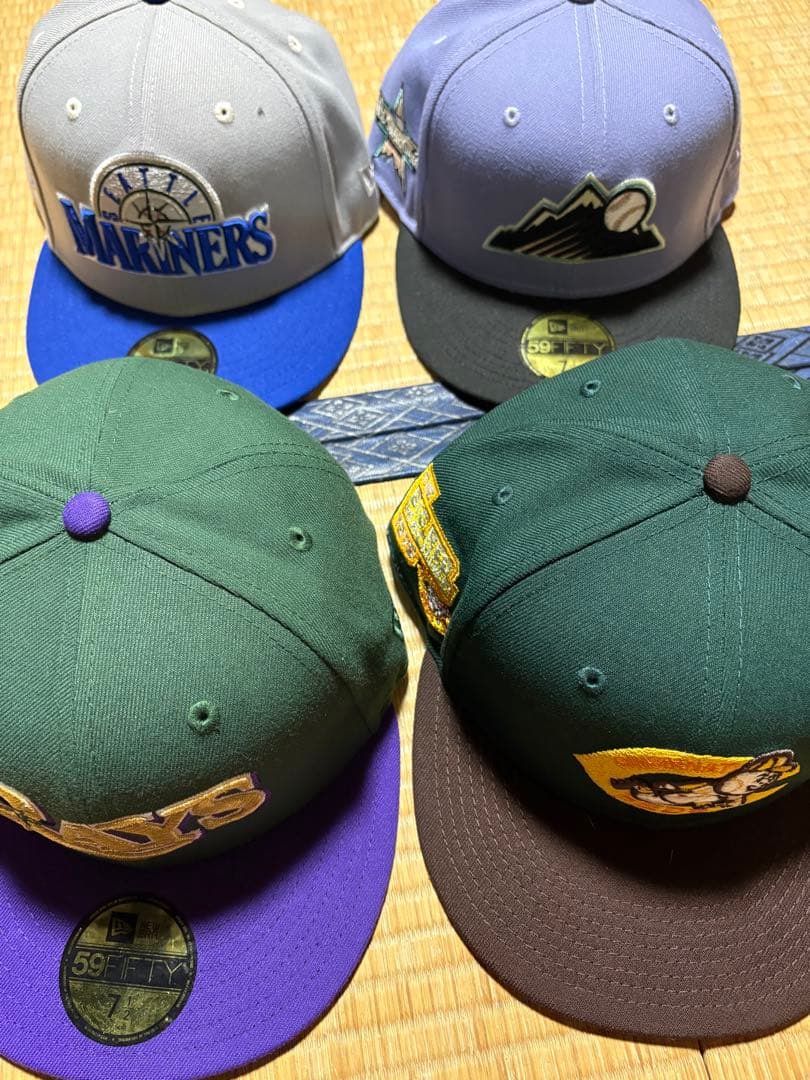 i*n様 キャップ 7 1/2 NEW ERA 4個セット　ニューエラ
