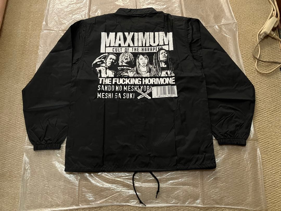 マキシマム ザ ホルモン コーチジャケット M ブラック 黒 Black