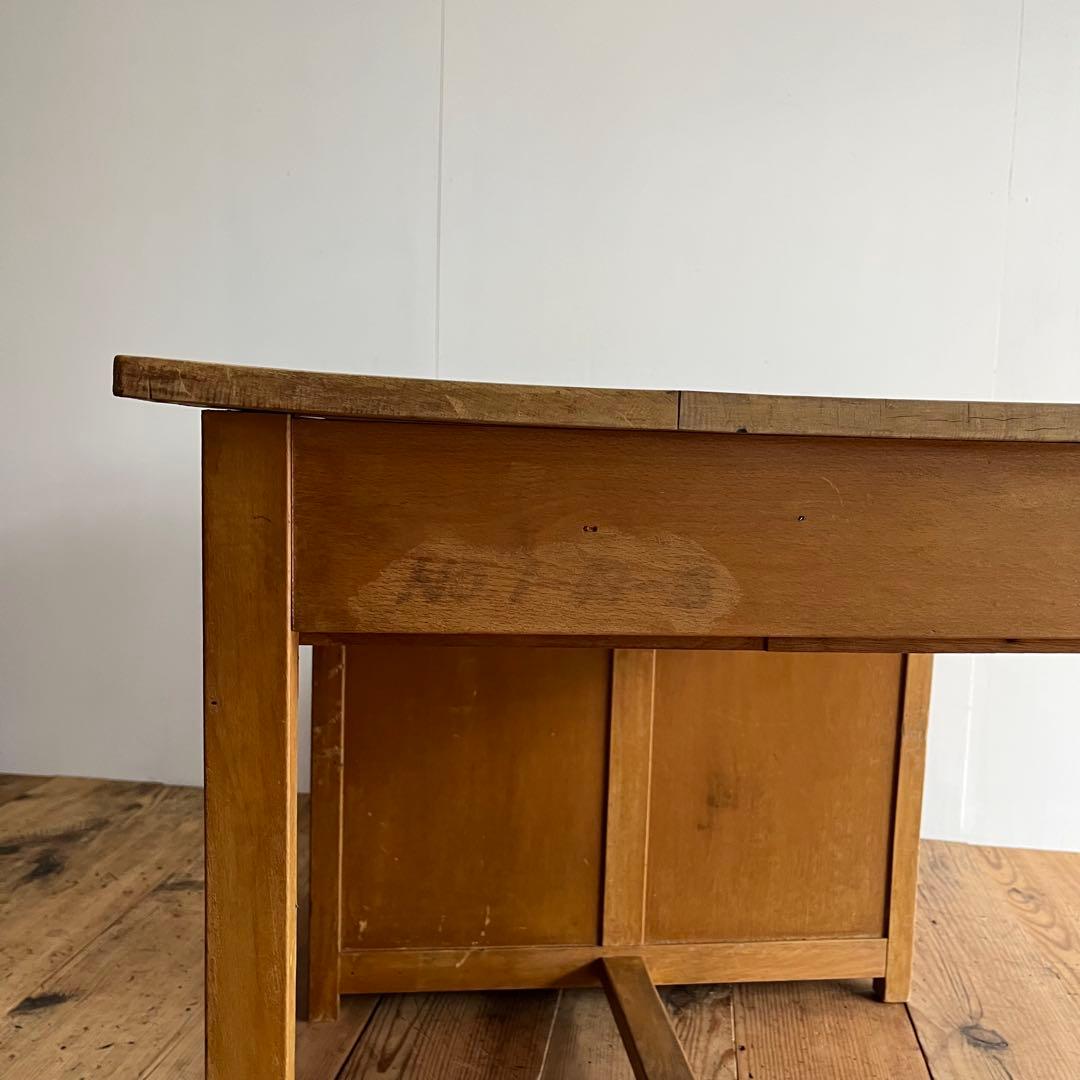 アンティーク 片袖机 デスク テーブル モダン レトロ