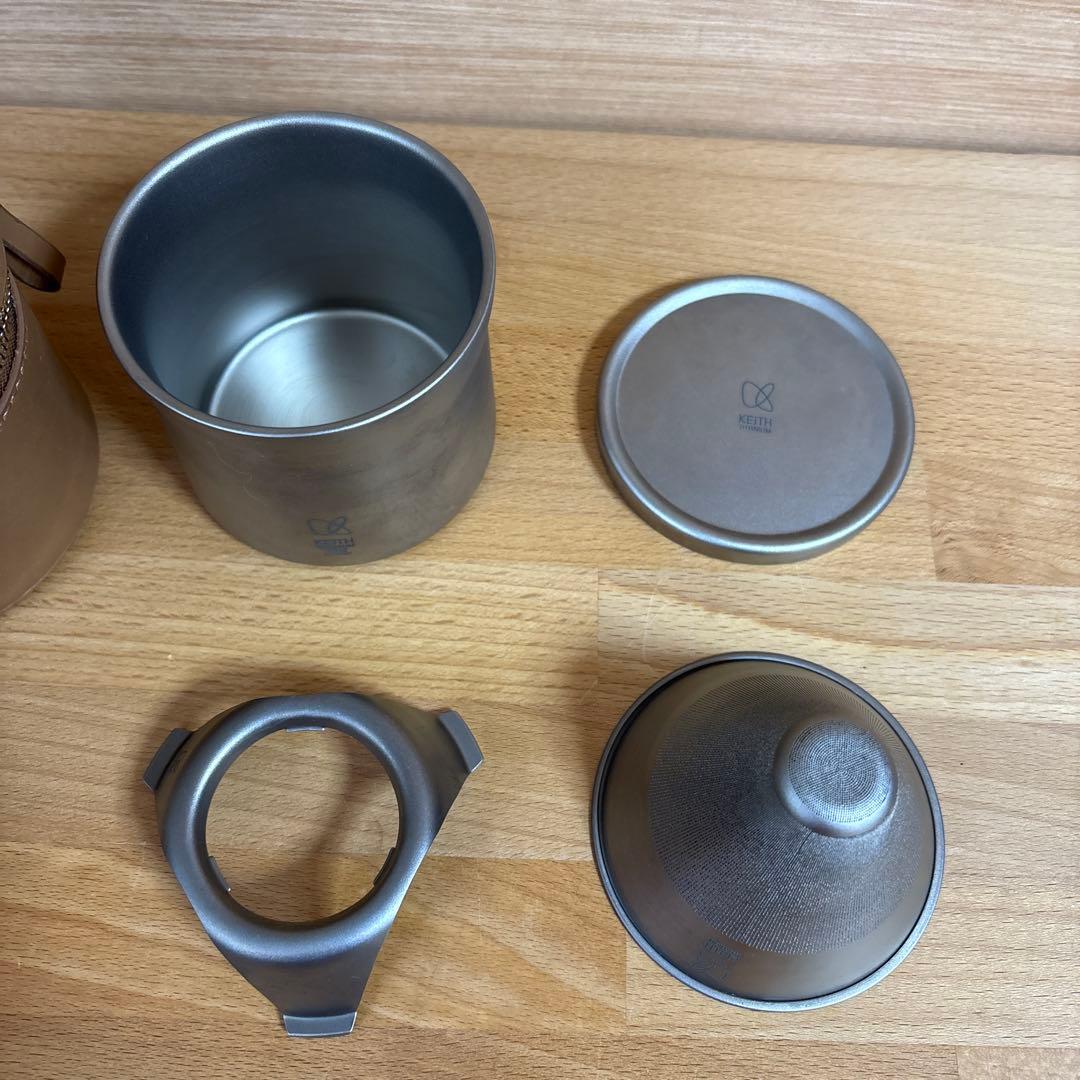 【美品】Keith チタン コーヒーセット