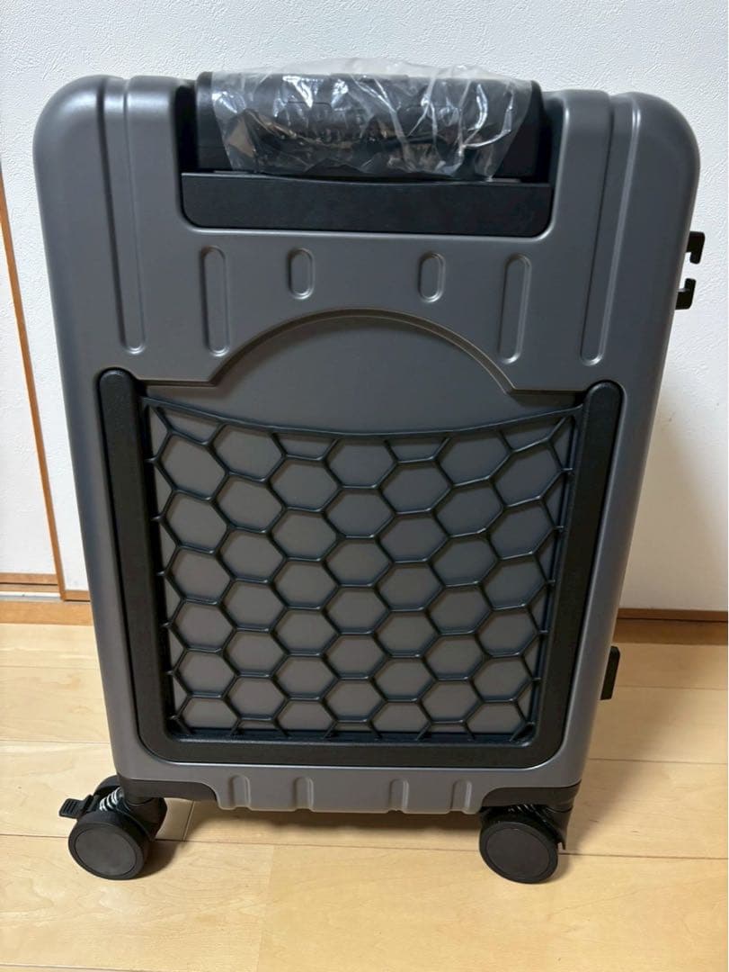 スーツケース 子どもが乗れる キャリーケース 40L 機内持ち込み可 グレー