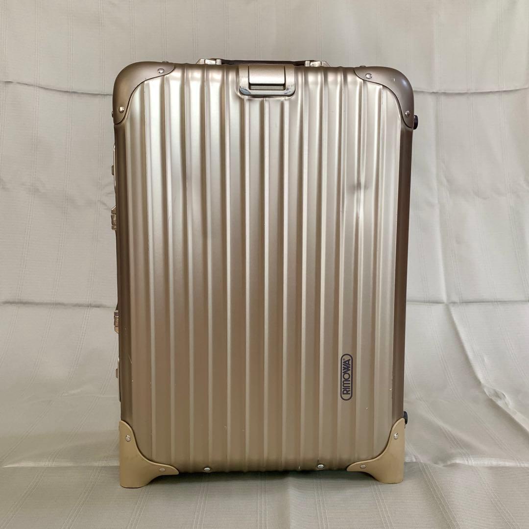 RIMOWA リモワトパーズプレミアム チタンゴールド 32L 2輪