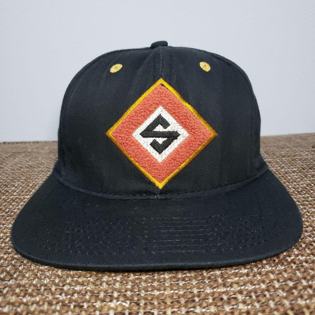 stussy old cap 90年代 6パネル キャップ Sロゴ アーカイブ