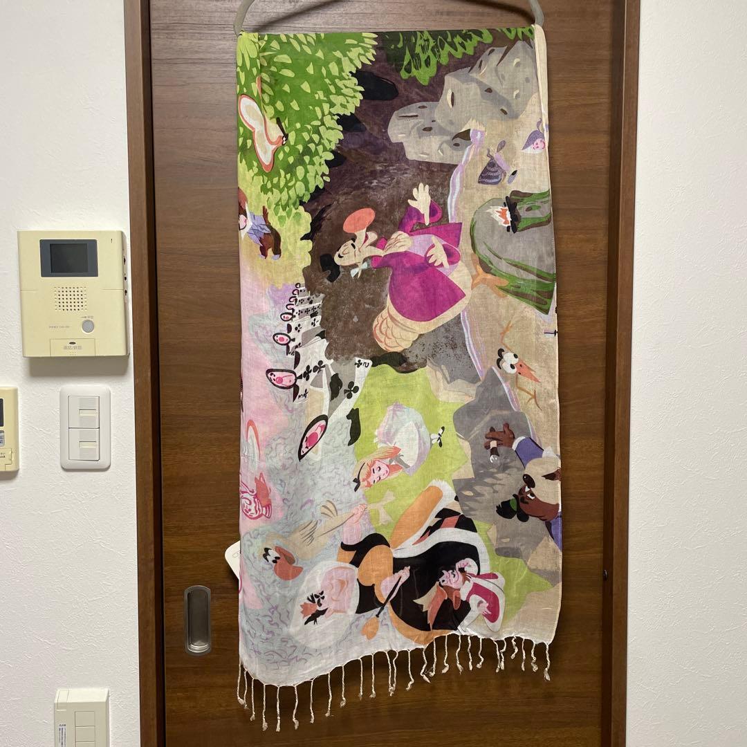 ディズニー　不思議の国のアリス　Alice ストール　ショール　レア　貴重　羽織