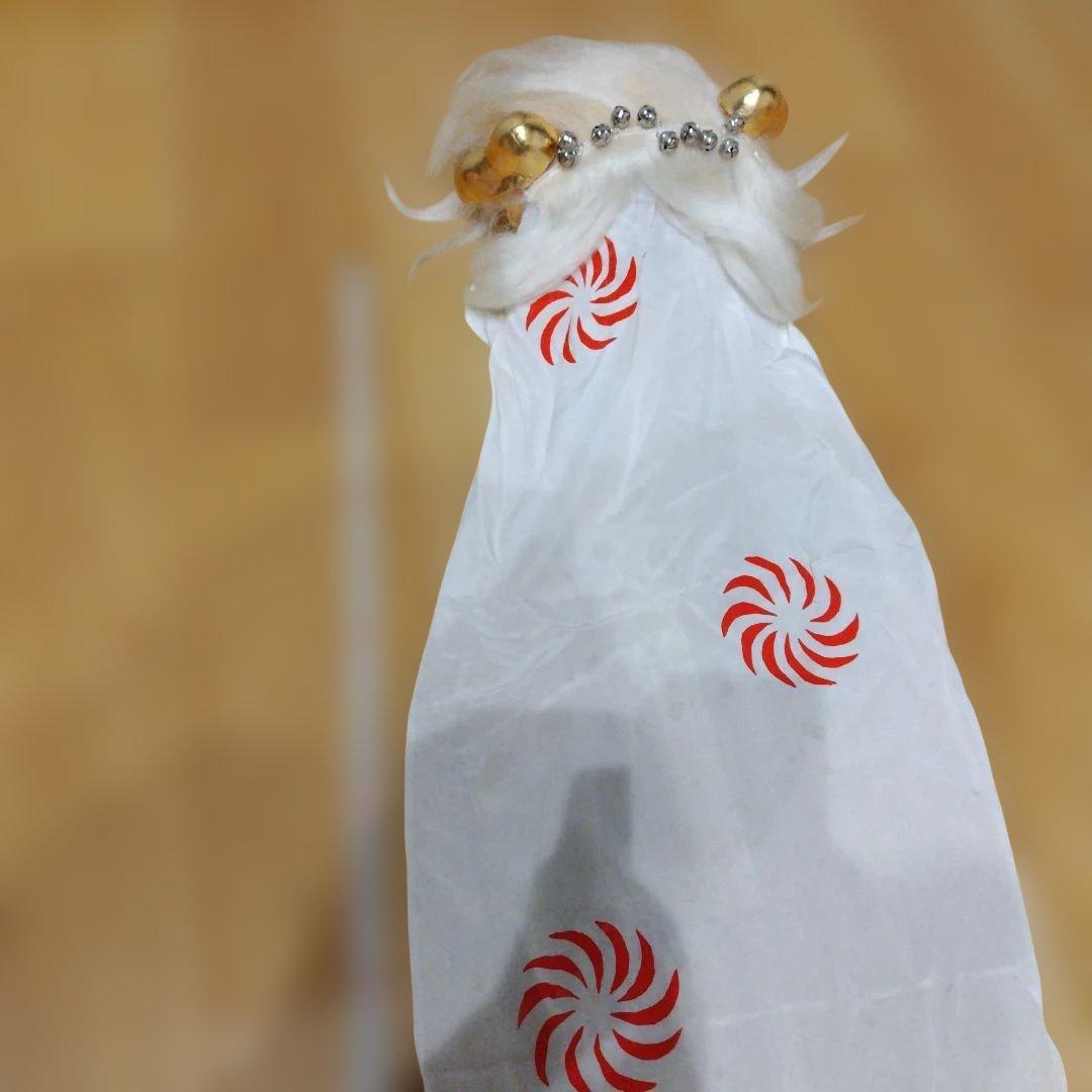 連獅子　白　親獅子　日本舞踊小道具