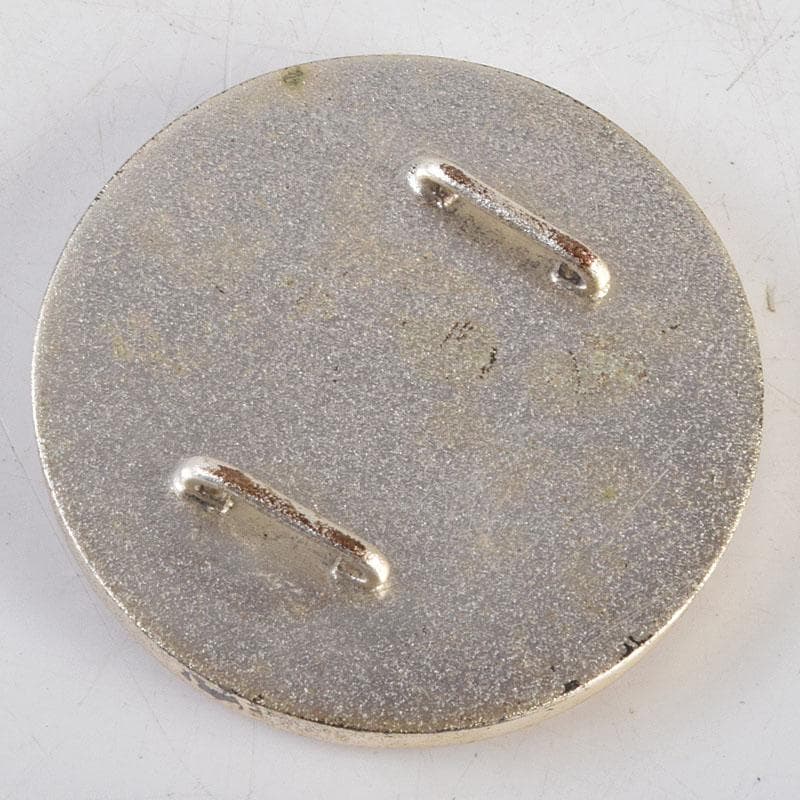 和装小物　彫金　大津陽信作　蒲公英文　帯留　共箱　C　R9042