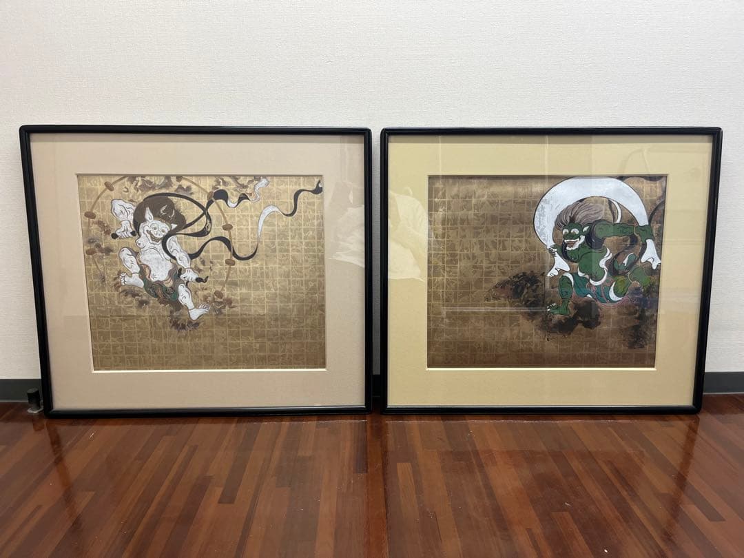 風神雷神図 俵屋宗達 木版画 2枚組No,268 300組限定品