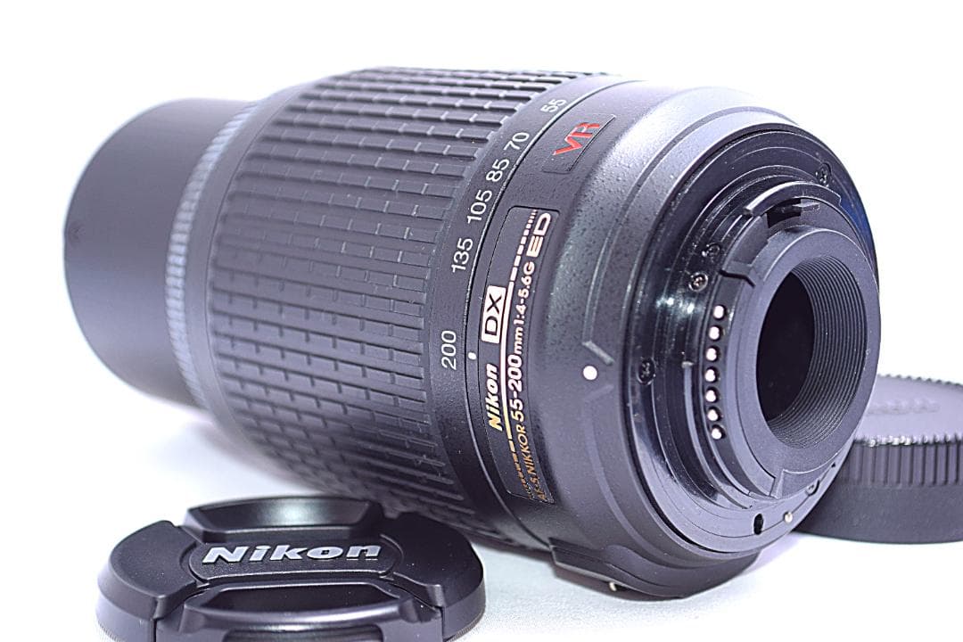❤️手振れ補正❤ニコン AF-S 55-200mm VR❤望遠レンズ❤