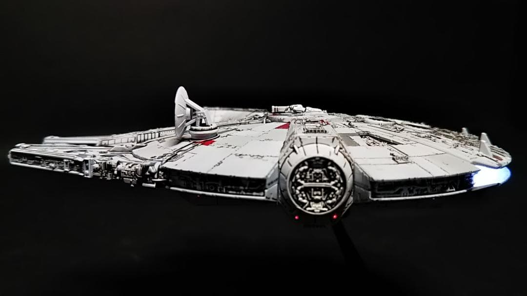ミレニアムファルコン 電飾改修 塗装済 完成品 塗装 1/350