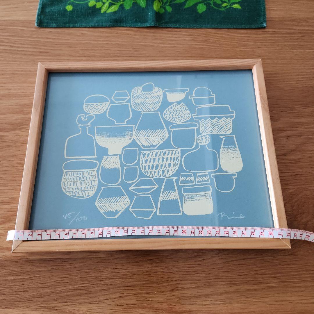 バーズワーズ　シルクスクリーン額付き