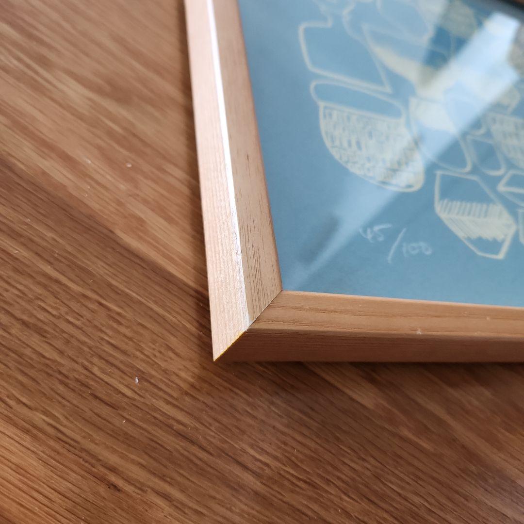 バーズワーズ　シルクスクリーン額付き