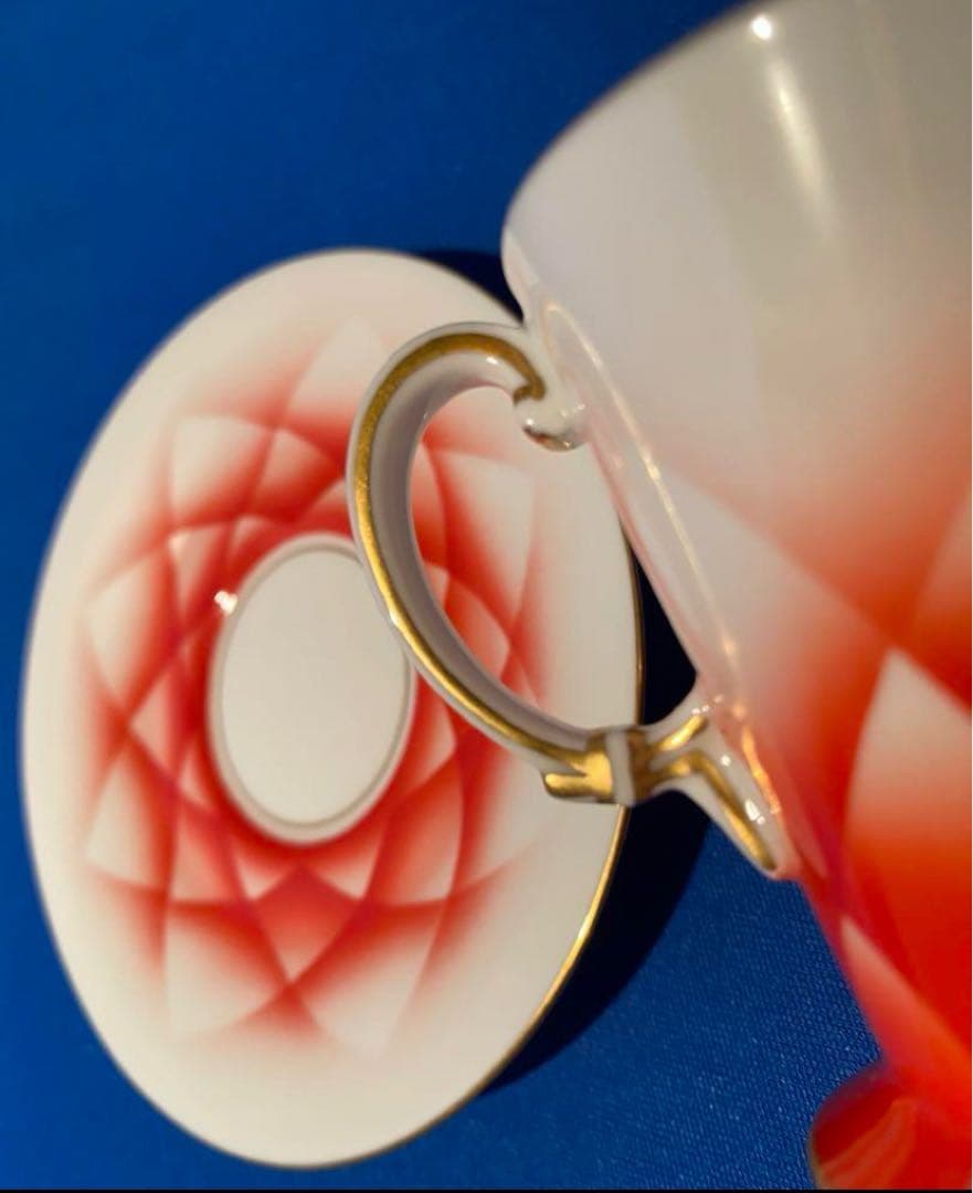 オールドノリタケ ボーンチャイナ デミタスカップ＆ソーサー 1客