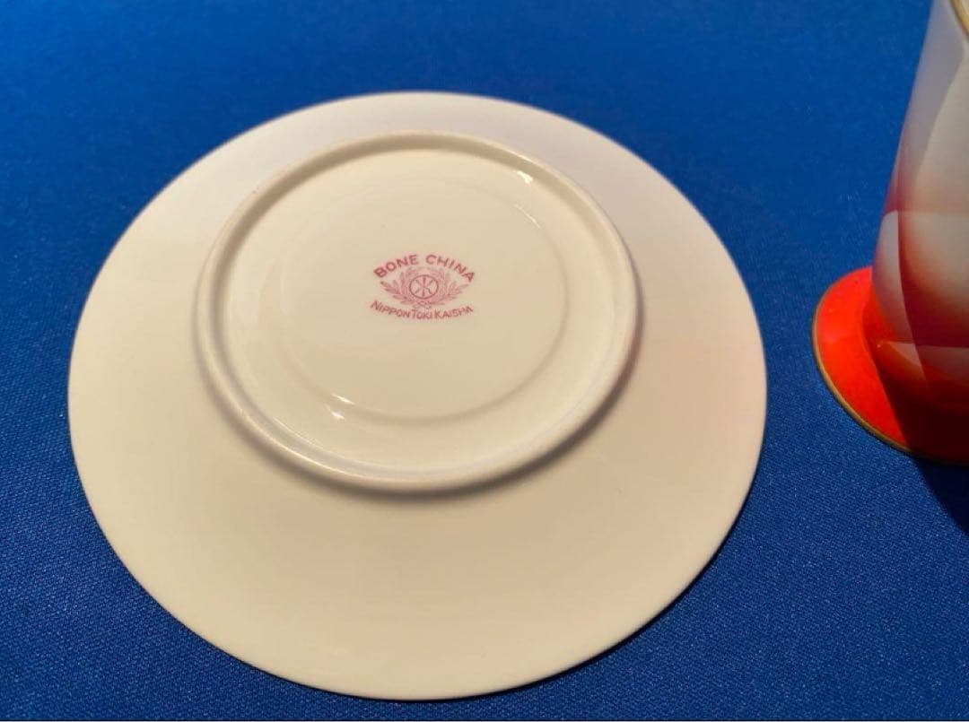 オールドノリタケ ボーンチャイナ デミタスカップ＆ソーサー 1客