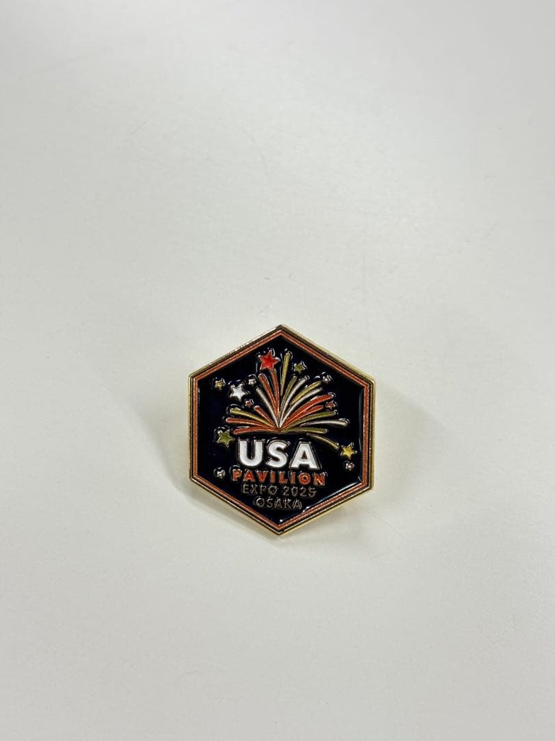 大阪　関西万博　アメリカ館　独立記念日Expo 2025 ピンバッジ