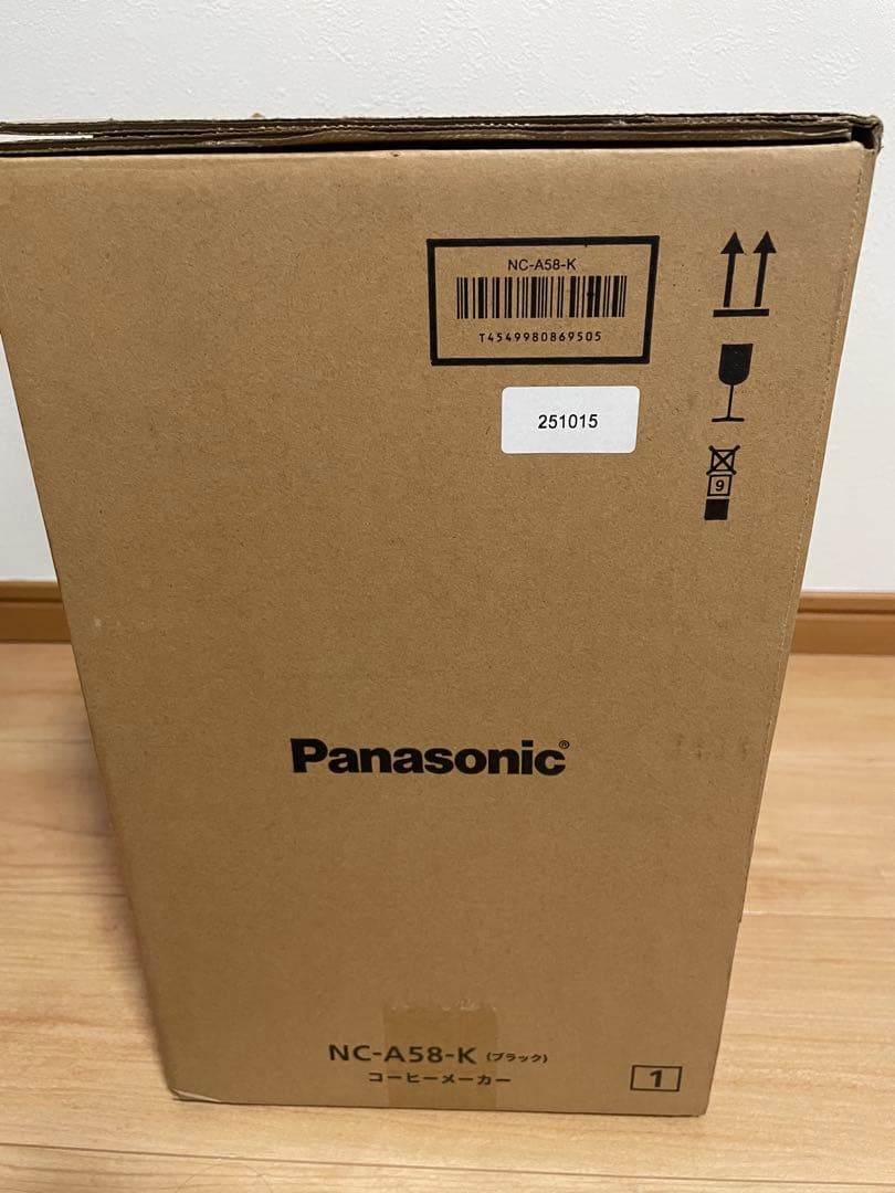 Panasonic NC-A58-K コーヒーメーカー(ブラック)