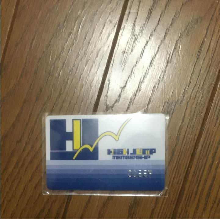 high jumpファンクラブカード