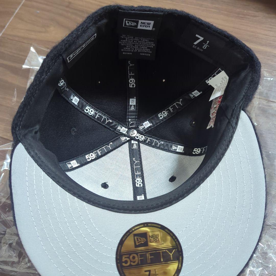 Supreme ベースボールキャップ 黒 7 1/4