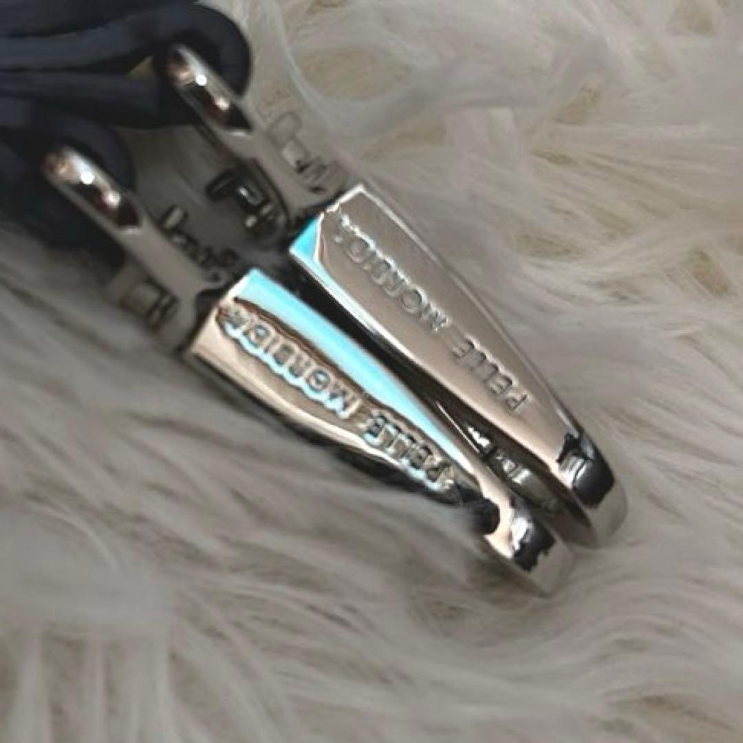 pelle morbida キャピターノ　ブリーフケース　ショルダー　ネイビー