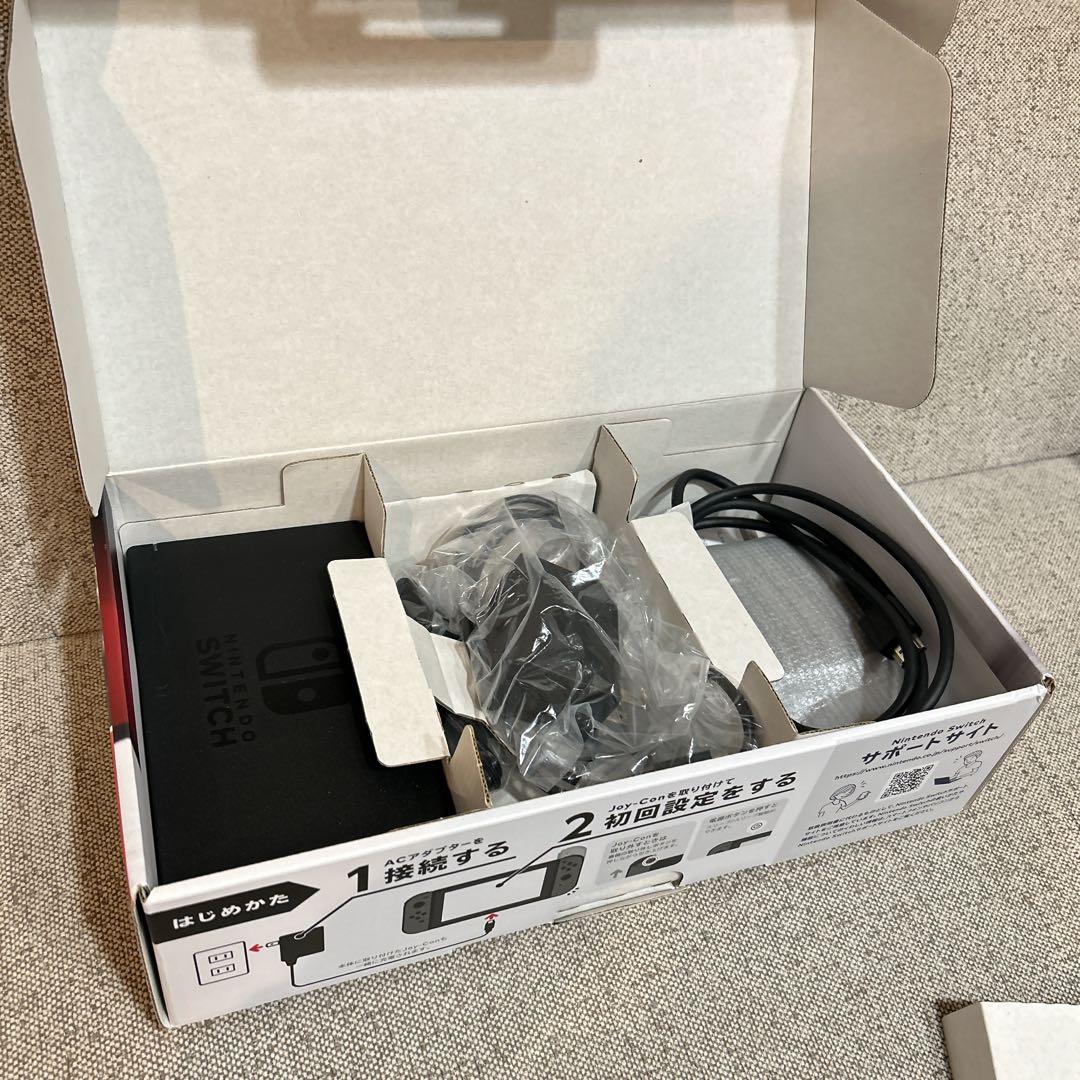 【美品】 Nintendo Switch 本体 グレー 完備品