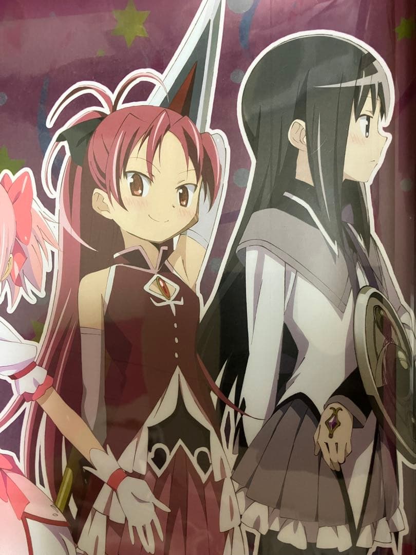 【非売品】魔法少女まどかマギカ ほむら さやか 杏子 マミ クリアポスター