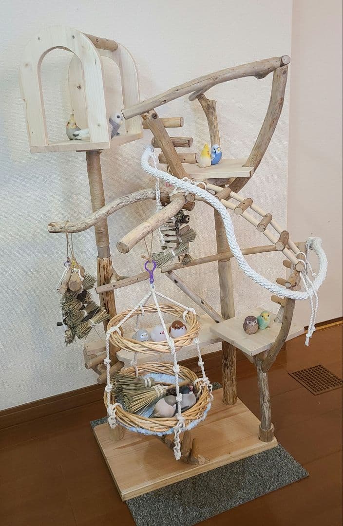 ② MEGオーダーバードアスレチック　流木　ハンドメイド