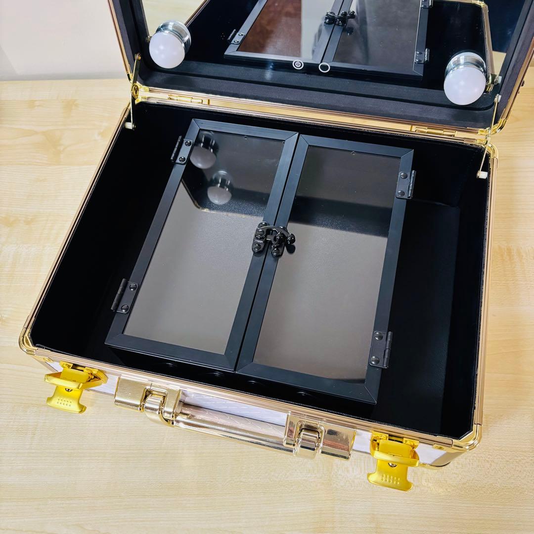 Francfranc ヴァリーズ ハリウッドボックス 女優ミラー LED