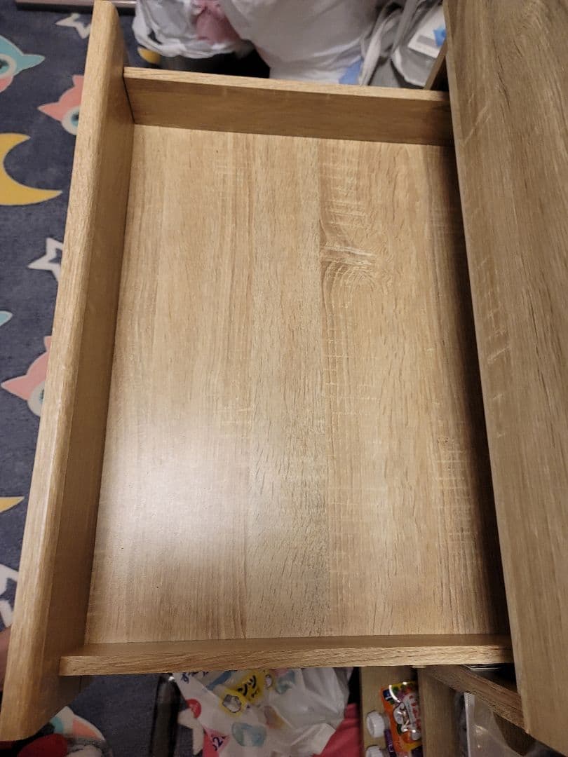 ライトウッド調キャビネット 90cm