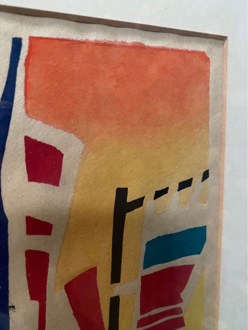 額縁 版画 昭和レトロ 当時物 絵 インテリア