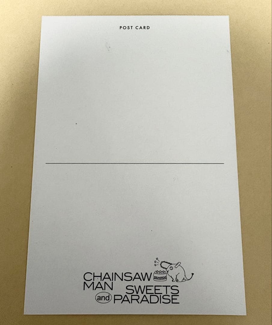 チェンソーマン　早川アキ　スイーツパラダイス　スイパラ　ポストカード　アキ