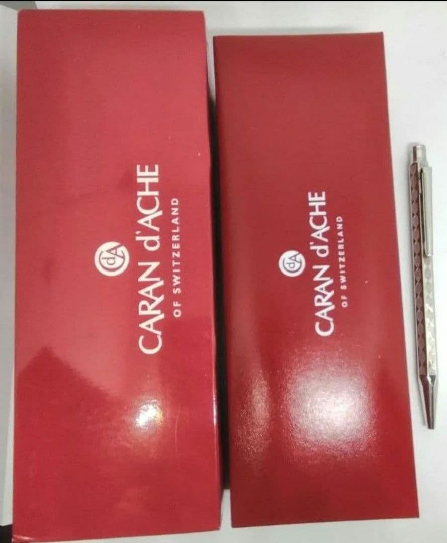 カランダッシュ エクリドール プリズマ ボールペン シルバー 銀色 旧型 銀張？