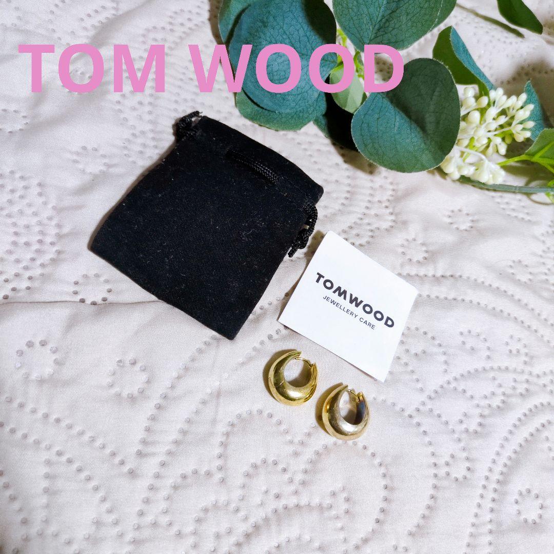 ま*け様 【TOM WOOD】 トムウッド　ゴールドフープピアス 925