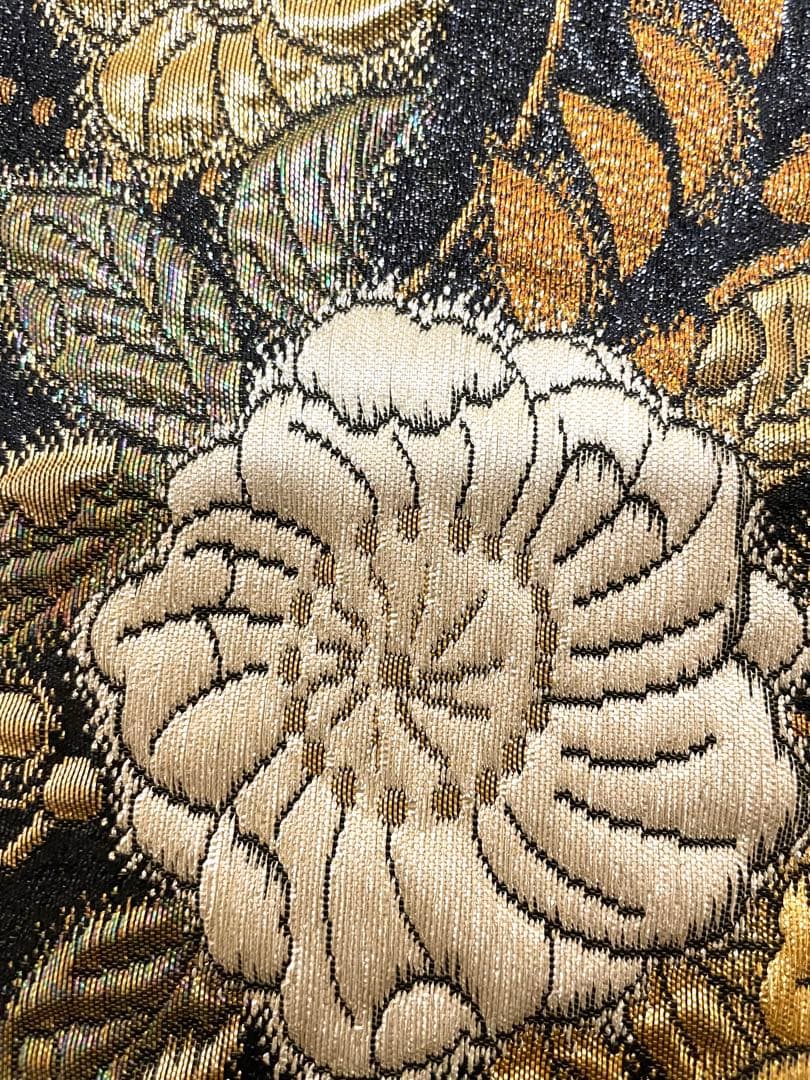 ♦️逸品　辻ヶ花模様　二重太鼓の作り帯