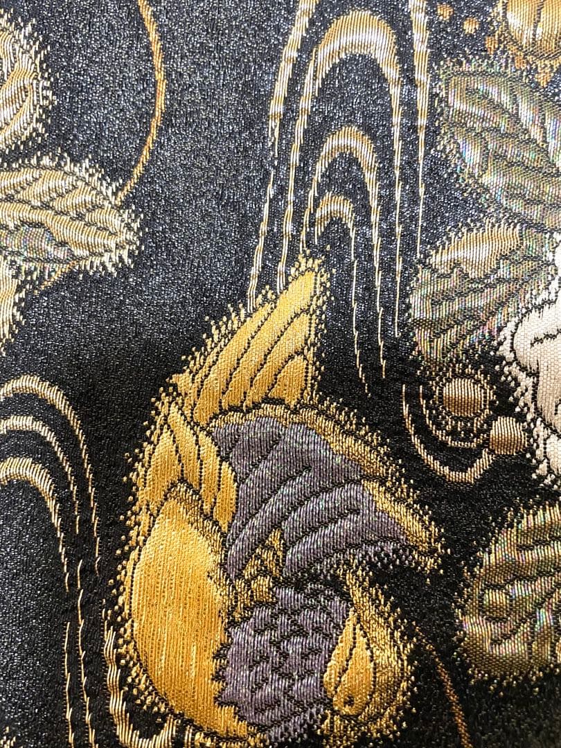 ♦️逸品　辻ヶ花模様　二重太鼓の作り帯