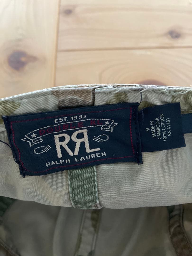 RRL Ralph Lauren ラルフ キャップ 迷彩 ワーク帽子 90s