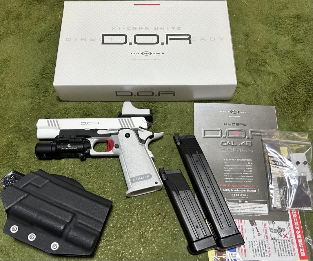 購入総額¥46000！！ハイキャパホワイトD.O.R 最強フルセット！！