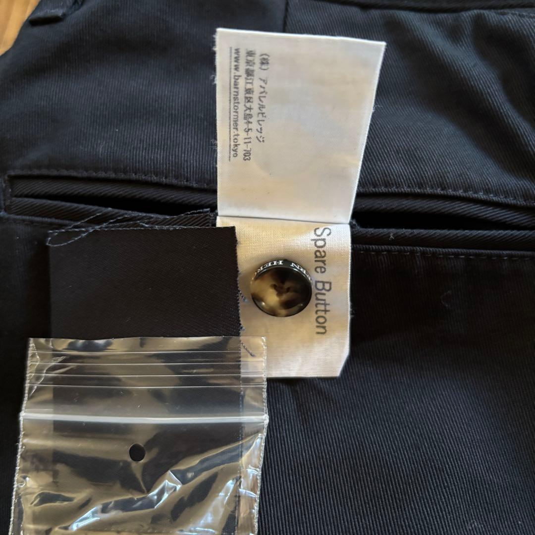 【新品未使用】バーンストーマー 1002P 2プリーツドレスチノ チノパン日本製